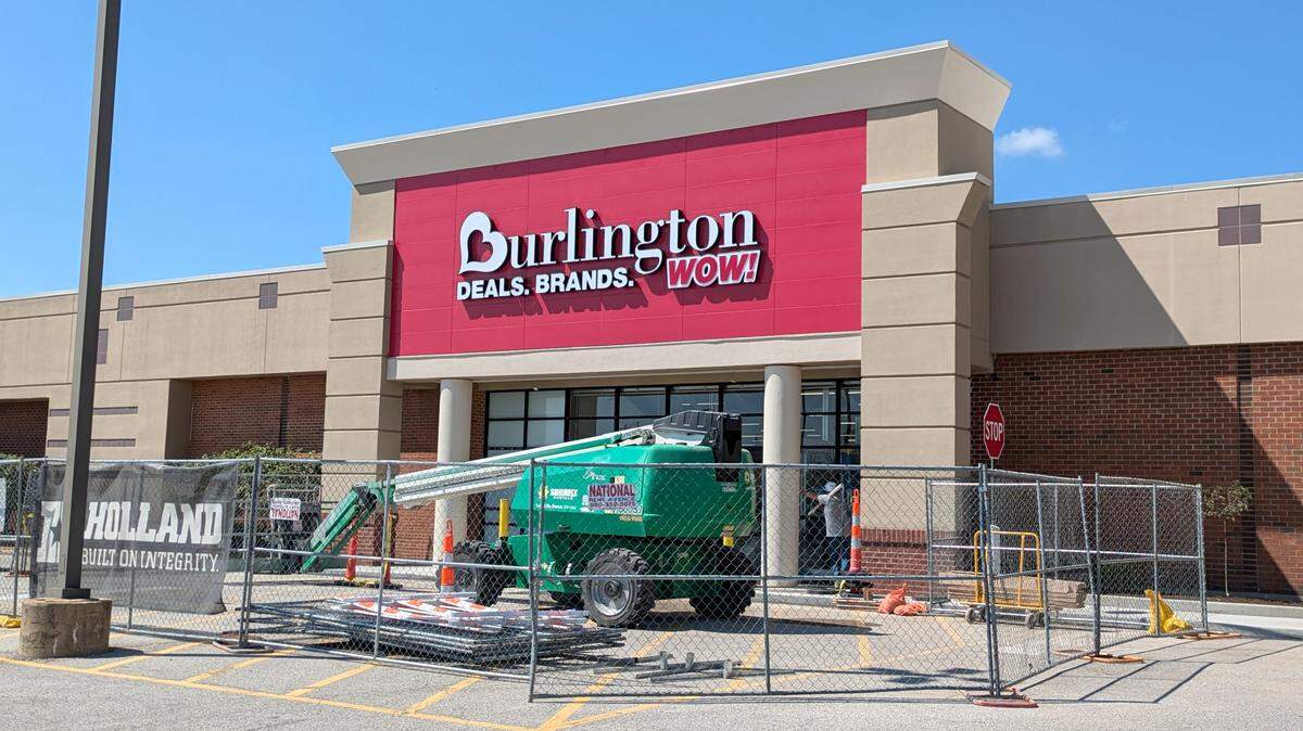 This Sept. 5 photo shows the store’s new Burlington signage at 6611 N. Illinois St. in Fairview Heights.