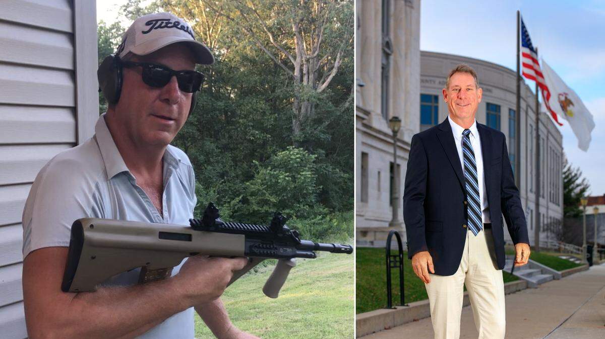 Rob Dorman, who has filed a lawsuit in Madison County court related to Illinois gun rights, said he began his hobby of target shooting as a boy growing up in rural Maryville.