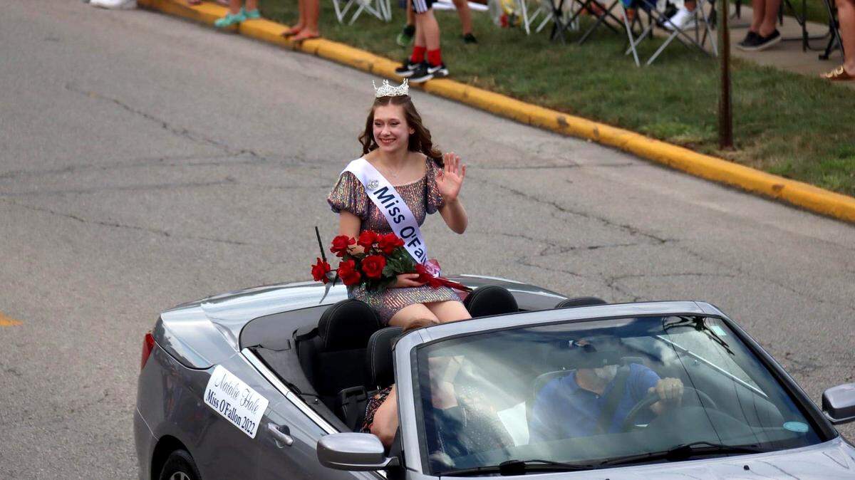 Natalie Hale in the City Fest parade last August