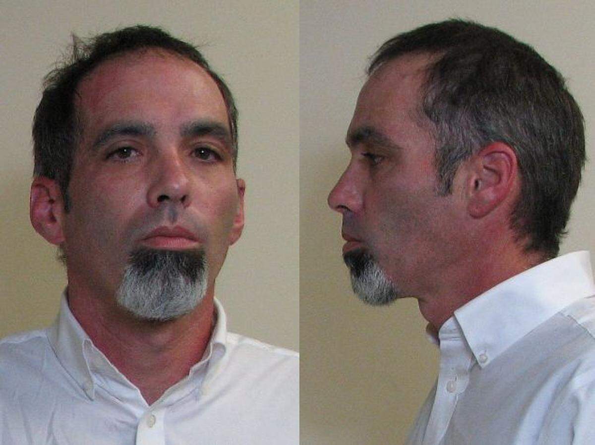 Madison County Sheriff’s Department released this booking photo for Chris Carter, then 39, of Collinsville, when was arrested Oct. 3 on charges of stealing the Wild Cherry van.