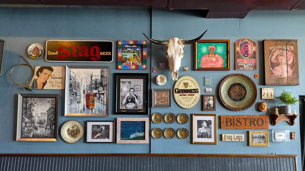 Wall décor at The Upright