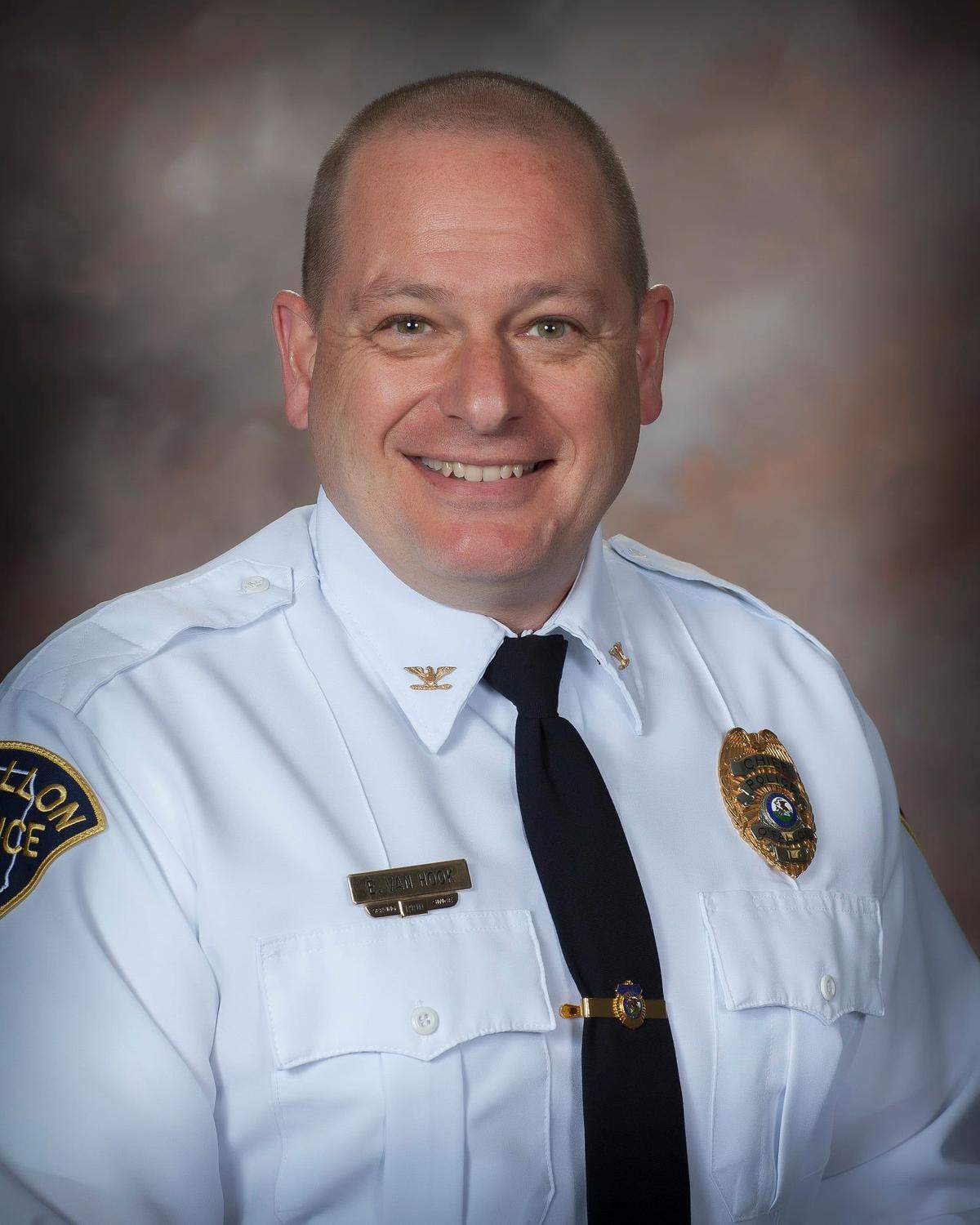 Pictured is recently retired O’Fallon Police Chief Eric Van Hook.