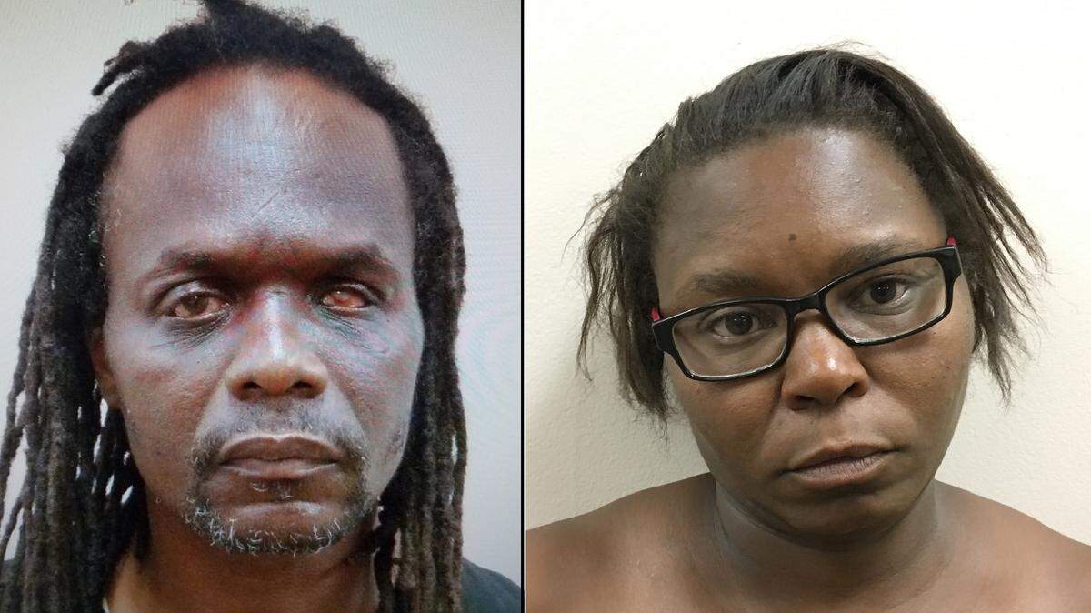 Skyla R. Miller, right, is charged with the murder of Ocie G. Walton, left.