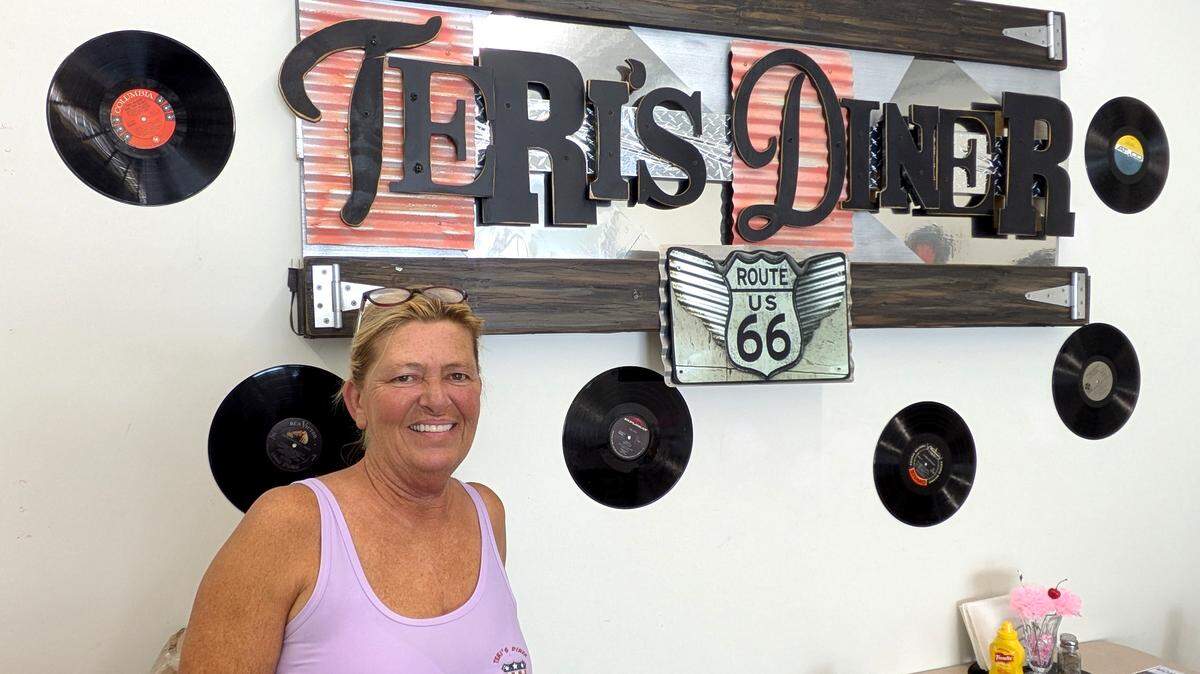 Teri Bonvicino, owner of Teri's Route 66 Diner in Granite City