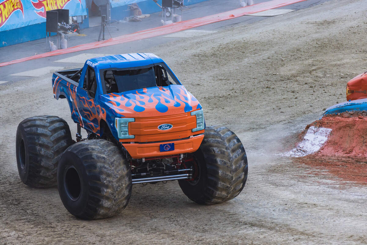 'Smashton Jeanty' driven by former Boise State running back Ashton Jeanty at Albertsons Stadium in Boise, June 6, 2026