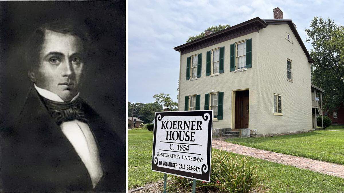 The Belleville home of attorney, judge, politician and journalist Gustave Koerner was built in 1849 and rebuilt in 1854 after a fire. It’s now being restored to look like it did in the 1870s.