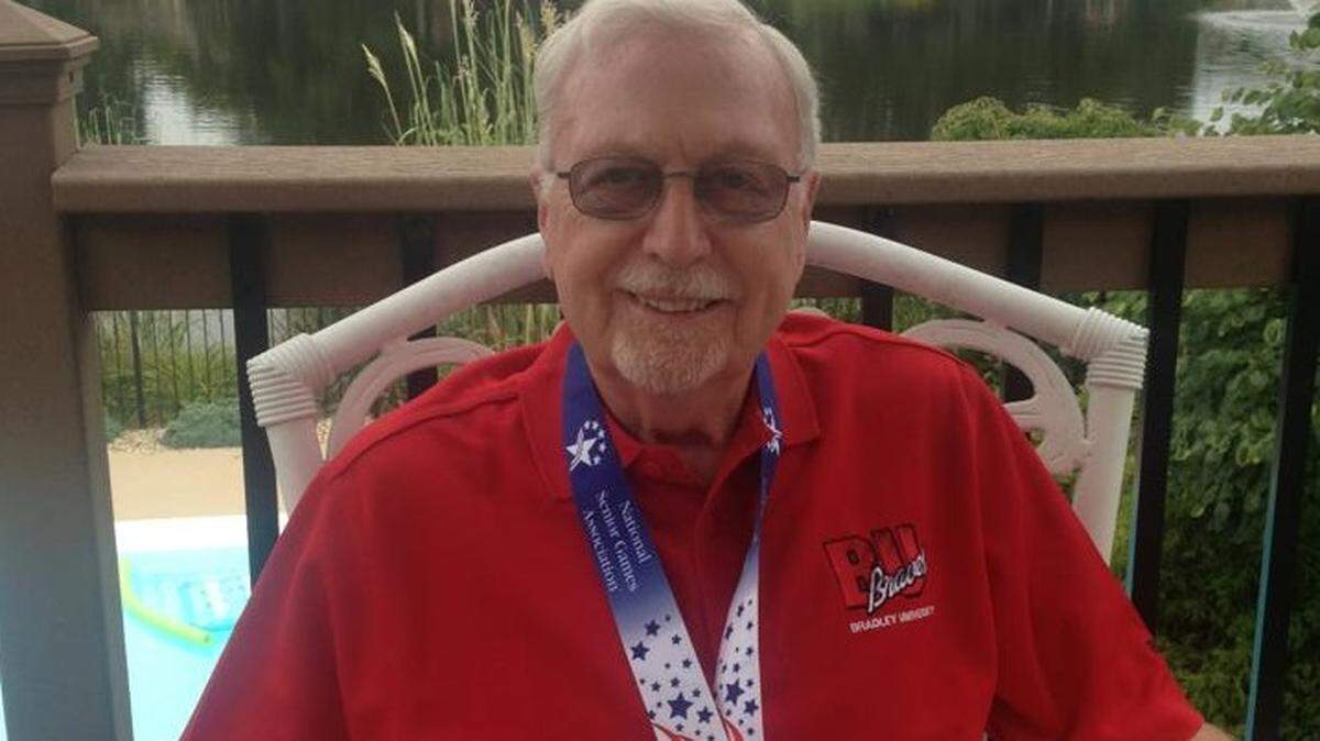 Ed True, a resident of O’Fallon and former city alderman, is one of only eight to have participated in all 15 National Senior Games.