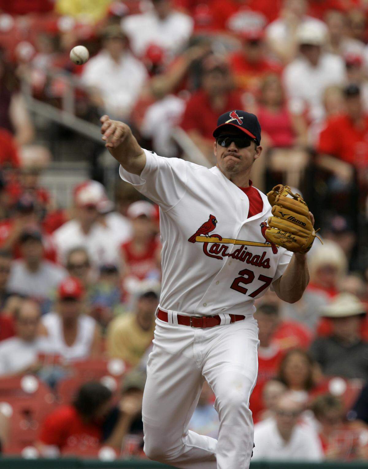 Former St. Louis Cardinals third baseman Scott Rolen has been inducted into the Major League Baseball Hall of Fame in Cooperstown, New York. Rolen is just the 18th third baseman inducted into the HOF, the fewest of any position.