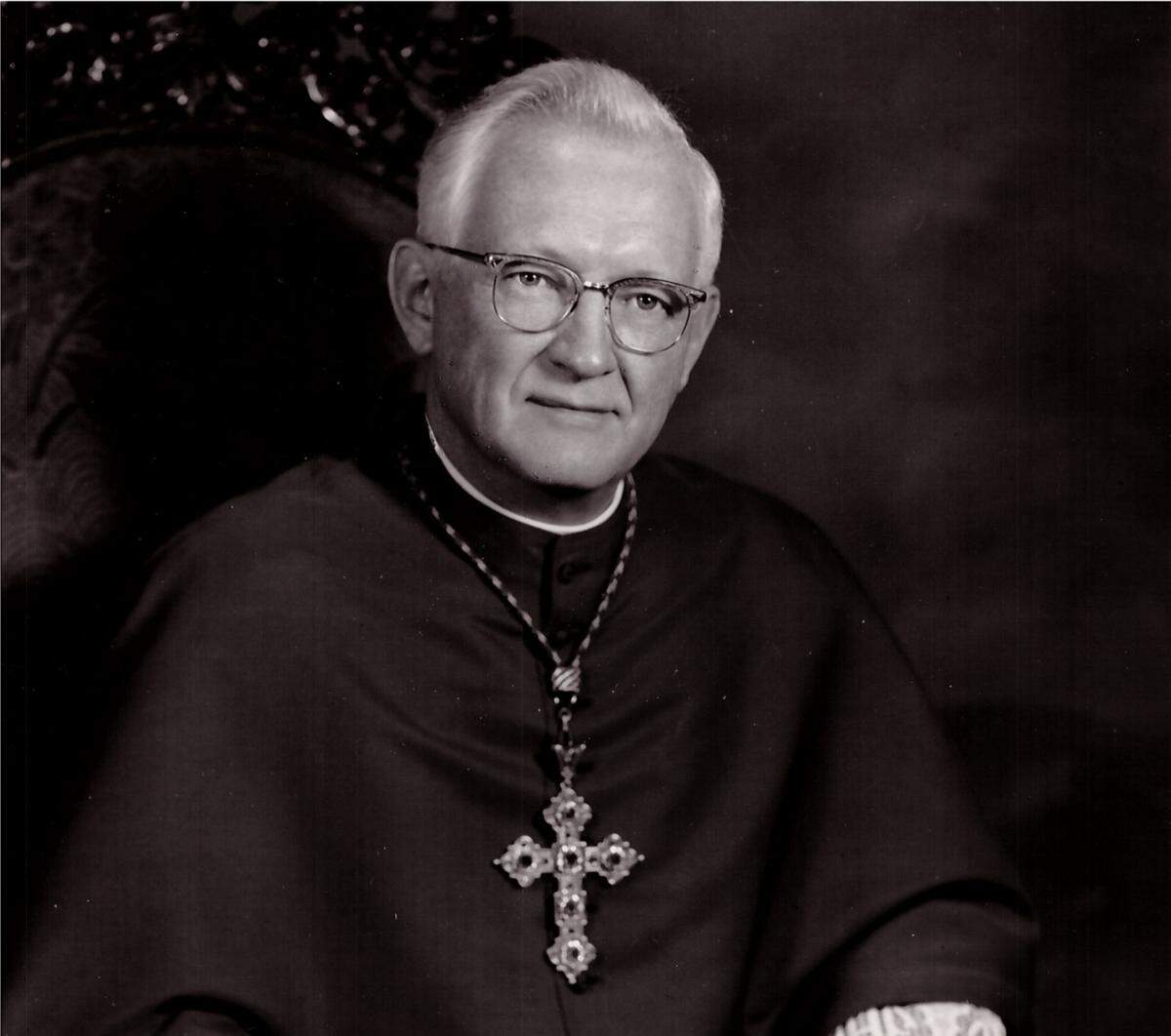 The Most Rev. Albert R. Zuroweste, Bishop of Belleville in 1968.