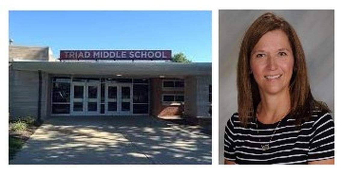 Leigh Lewis, superintendent of Triad Community Unit School District 2, is optimistic that its strong property tax base will help officials avoid big cuts.