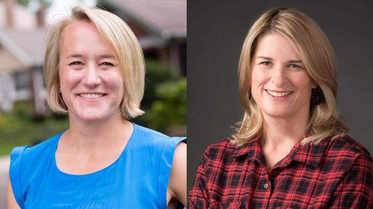 Illinois 13th Congressional District candidates Nikki Budzinski (D) and Regan Deering (R).