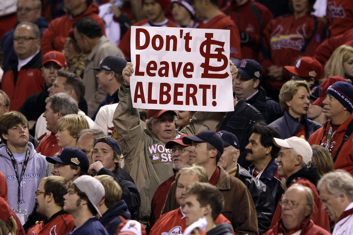 It took a long time for Cardinals fans to forgive Albert Pujols after he left St. Louis, but it finally happened.
