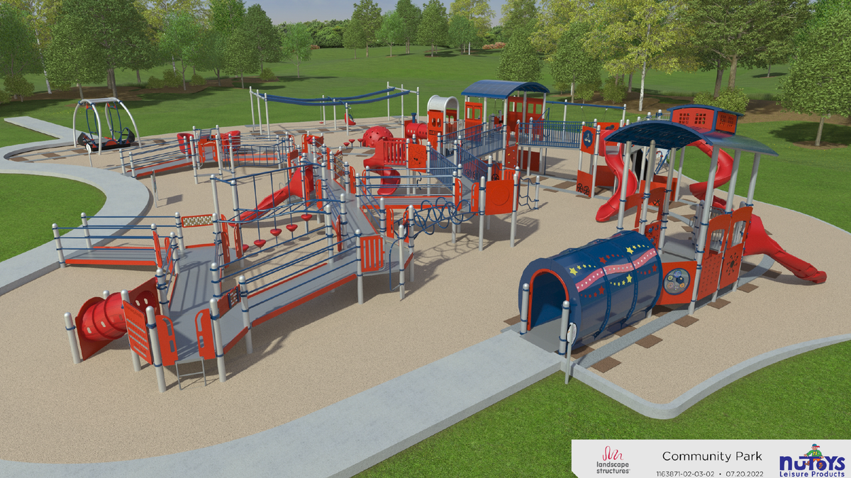 A new all-abilities playground, adding trails and bike paths, rebuilding and enlarging the swimming pool, event space and are significant changes in the works in O’Fallon Community Park.