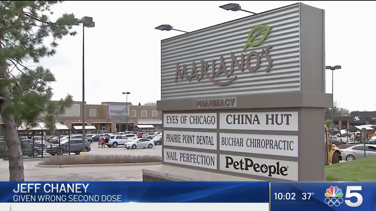 Several people were given the wrong second dose of a COVID vaccine at a Mariano’s grocery store pharmacy in Aurora, Illinois, the company says.