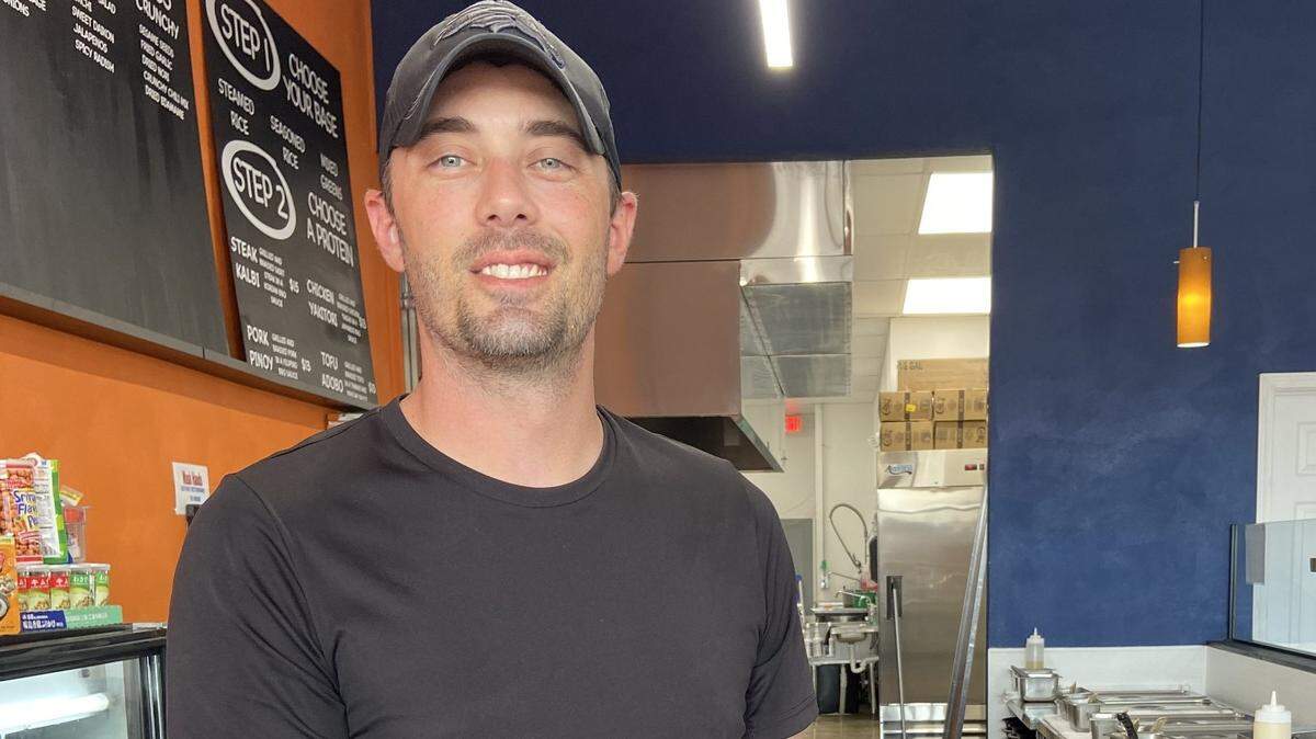 Chef Nicholas Parraco operates Yummy Rice Bowls near Aberdeen Village.