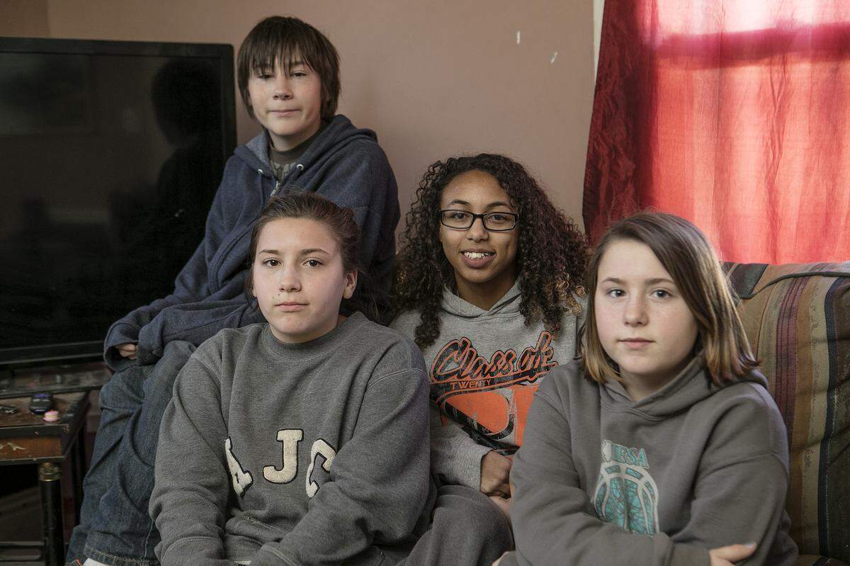 Isaac, 14, Chloe, 13, Alexis, 15, and Eva , 10, are the children of Denita Hedden, who has been missing since her birthday on Jan. 25, 2018.