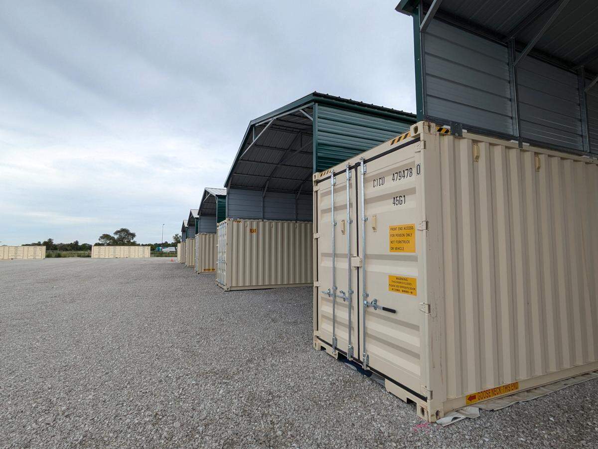Storage containers and RV storage at HaasHold Storage Solutions