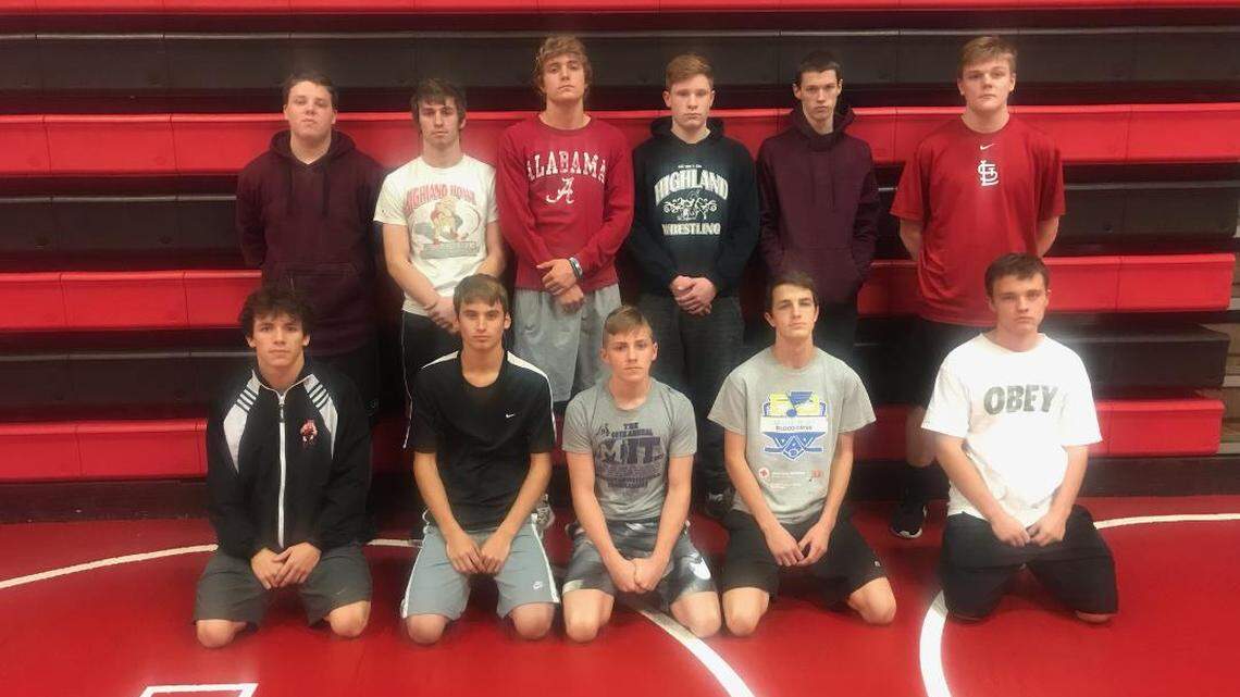 Highland wrestlers strong at lower weights, solid in most classes