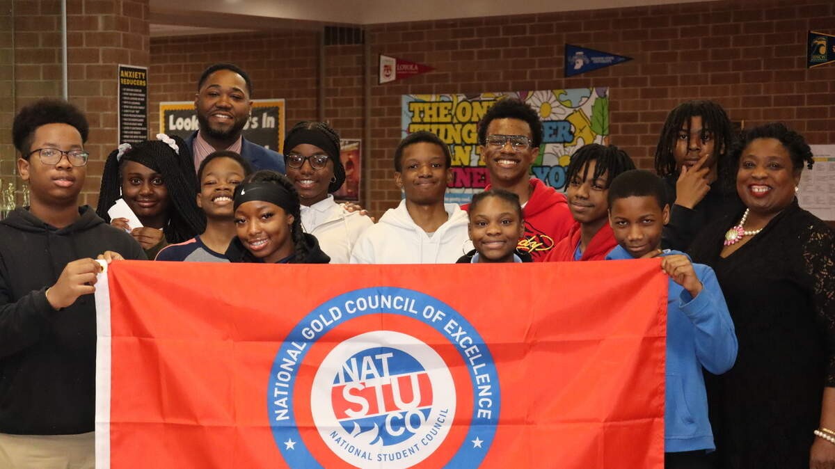 Mason Clark Middle School Student Council has received national recognition for its service and leadership.
