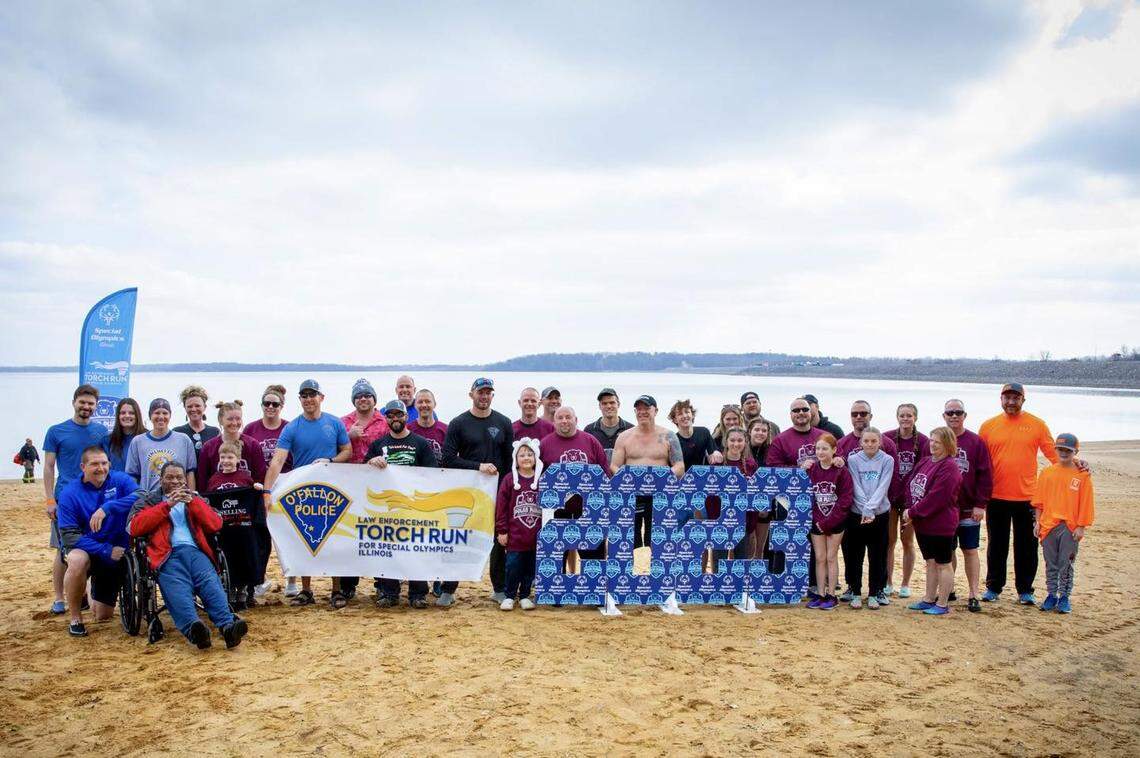 Earlier this month, at the Illinois Torch Run Kick Off in Bloomington, the O’Fallon Police Department debuted their new patrol car. Adam Krack and Nick Schmidt, representing the&nbsp;O’Fallon PD, were presented with a Gold level award for fundraising in 2022 and a plaque recognizing more than $71,000 raised last year for the Athletes of Special Olympics Illinois.