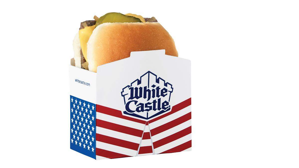 While Castle restaurants will use special red, white and blue slider boxes on Veterans Day.