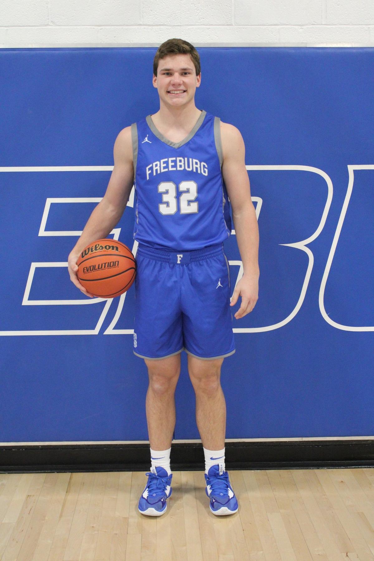 Lane Otten of Freeburg High School is the winner of this week’s Belleville News-Democrat Boys Player of the Week high school basketball poll, as selected by readers of bnd.com.