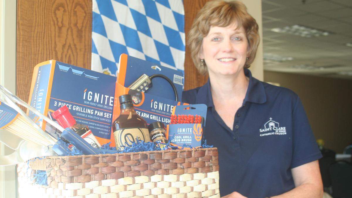 Rita Zinn joined St. Clare of Assisi Church 20 years ago and has worked with the Oktoberfest committee ever since.