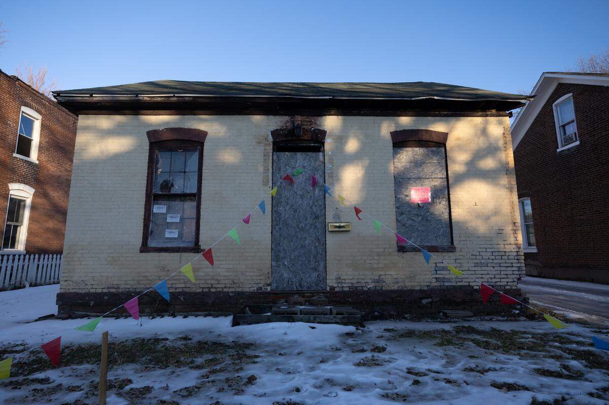 Belleville officials had planned to demolish this derelict German American folk house at 312 N. Charles St. until someone informed them that it was one of the oldest homes in the city.