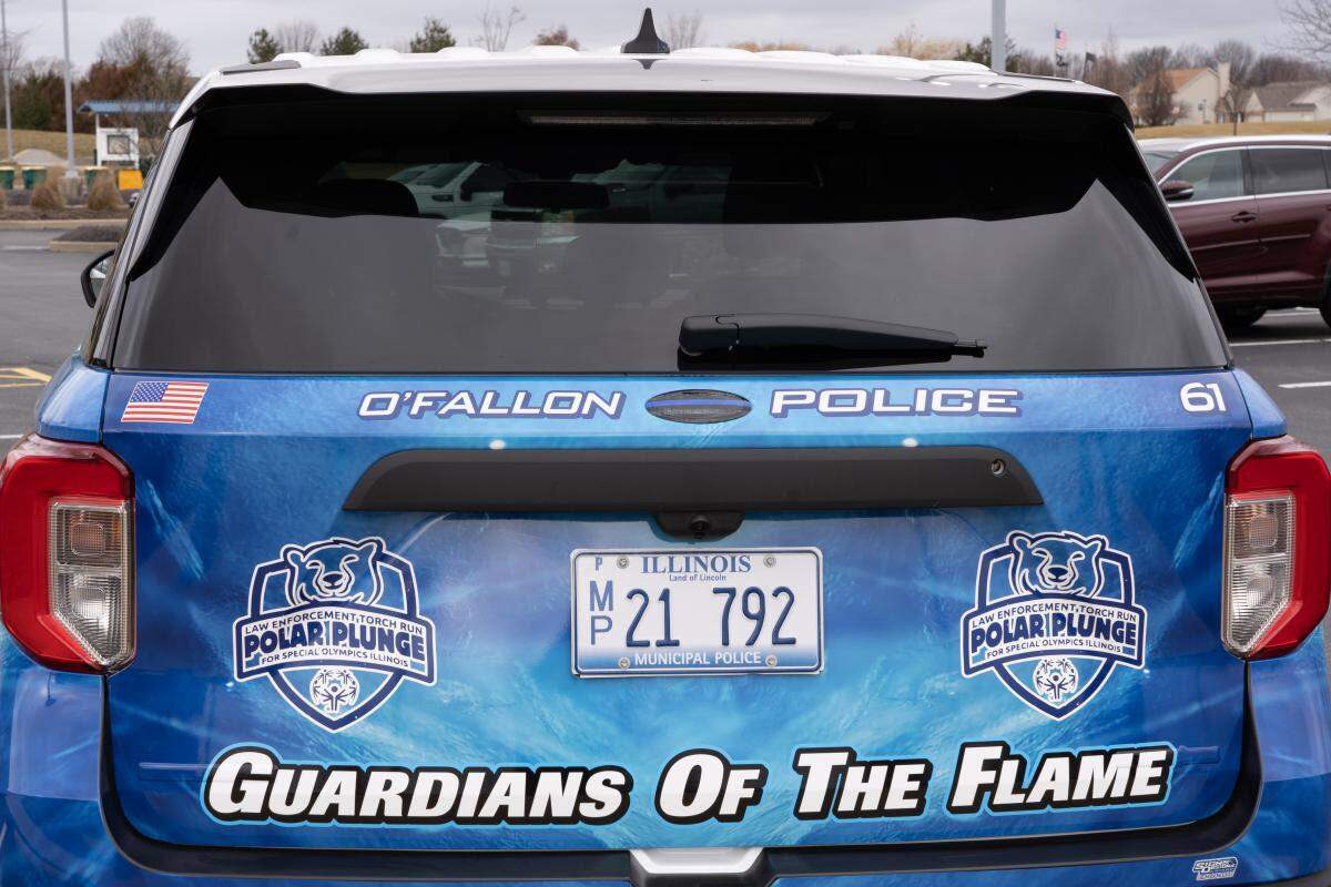 On Thursday, Feb. 9, at the 2023 Illinois Torch Run Kick off in Bloomington, the O’Fallon Police Department debuted their Special Olympics Illinois Patrol Car. The O’Fallon Police Department has been a strong supporter of Special Olympics since 1988.