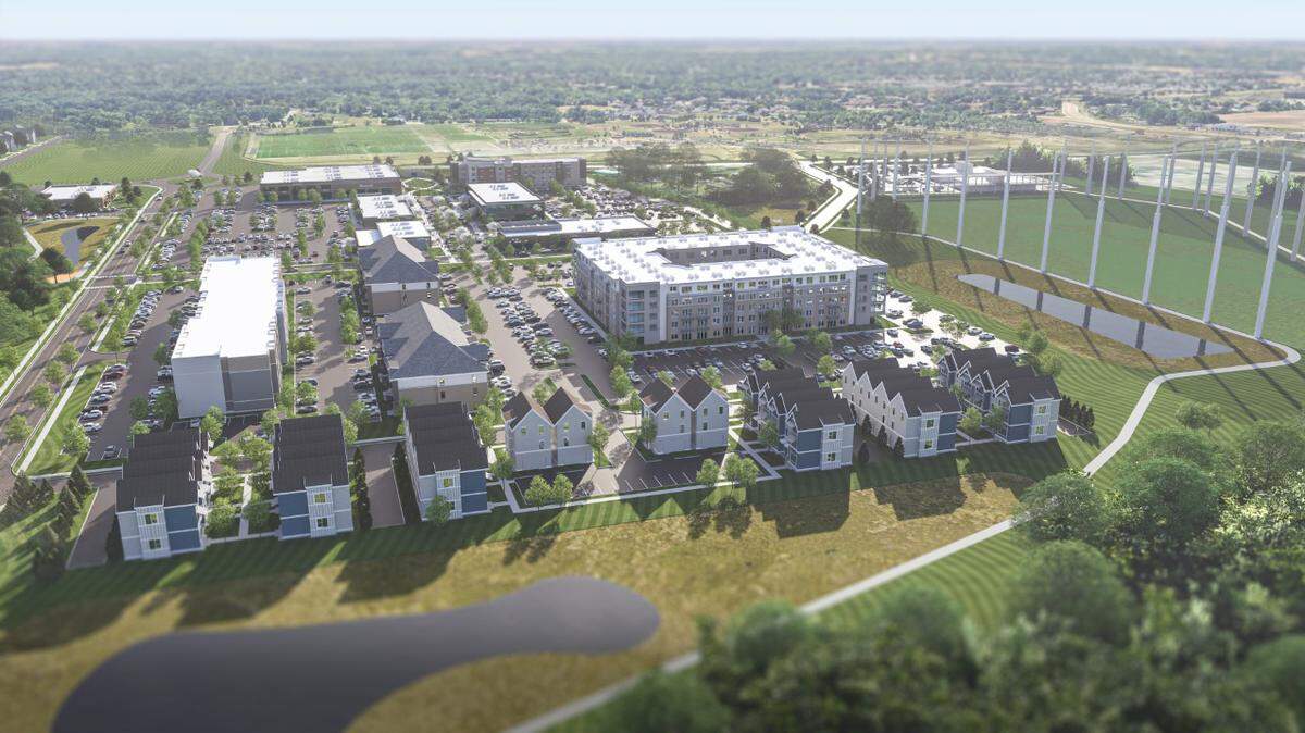 Proposed Park Place development as viewed in this conceptual image.