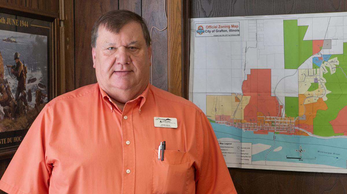 Stan Gula, an agent with Dream Home Realty Centre in Wood River, is handling lots in Grafton Hills subdivision that are owned by the city of Grafton, which will refund the $5,000 sale price to those who build homes.