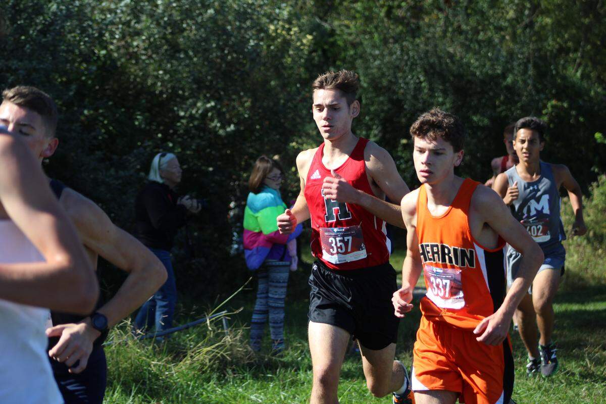 The Highland boys cross country team placed ninth at the Triad Class 2A Regoinal Meet Saturday.