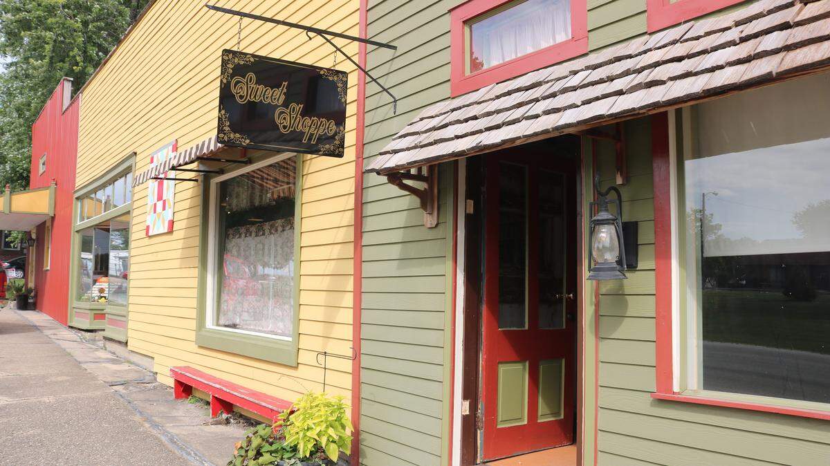 The entrance to Pocahontas Mercantile & Sweet Shoppe, located at 105 Academy St. in Pocahontas, Illinois. The shop was resurrected by Don and Jennifer Rick, who bought the property along with its neighboring building a little over two years ago. The store, which provides retro sodas, and novelty candy and ice creams, as well as handmade authentic mercantile goods, had its grand opening on Sept. 13.