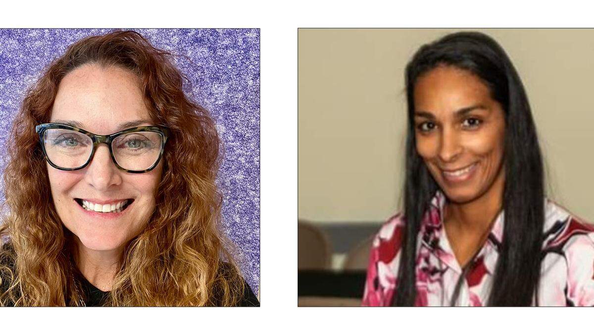 Michelle Jackson, left, will be an assistant principal at Carriel Junior High School come fall 2025. She replaces Mara Hamilton, right, who will be Hinchcliffe Elementary’s principal. Both schools are in O’Fallon School District 90.