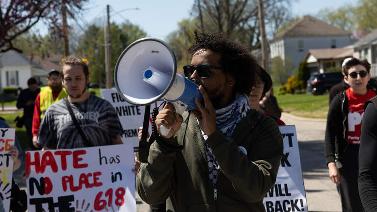 Can Belleville officials keep you from displaying Confederate flags and swastikas?