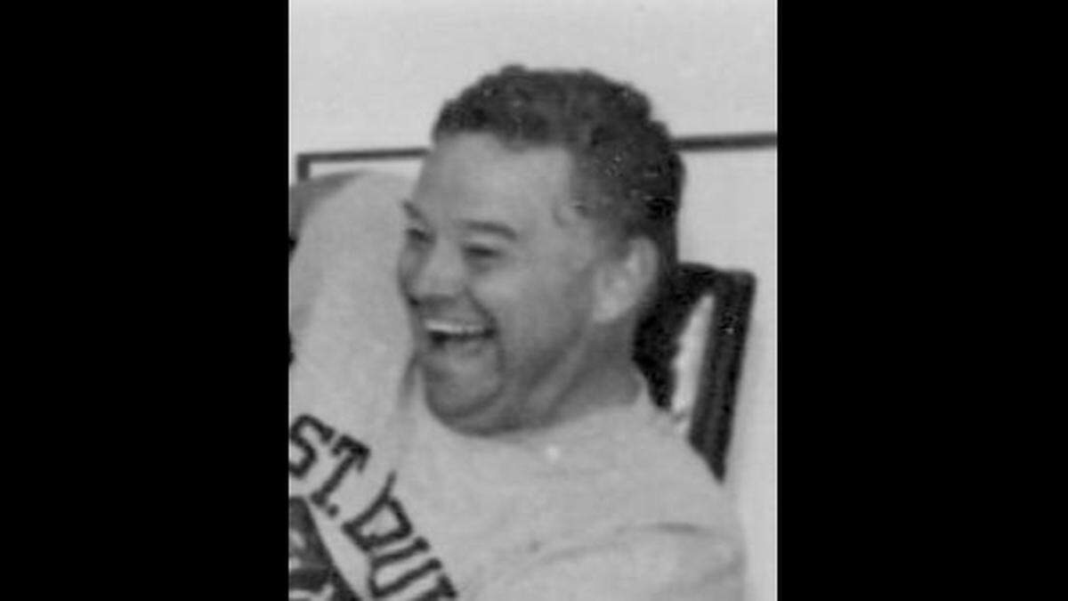 The family of Bruce N. Cook picked this undated photo for his obituary because it was his favorite. It was published with a newspaper story that described him as a “court jester,” known for his big laugh.