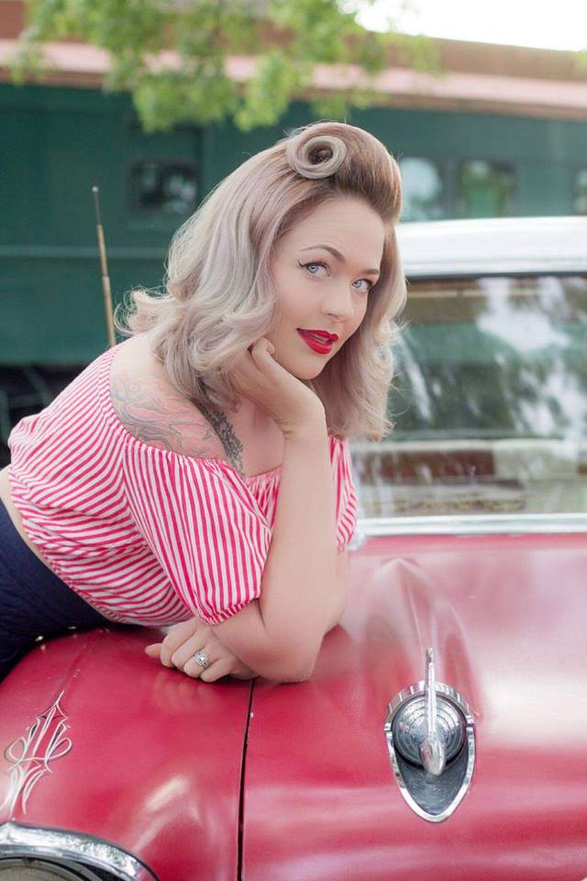 Samantha Schaefer owner of  Smokin’ Aces Salon and Wicked Little Bowtique.