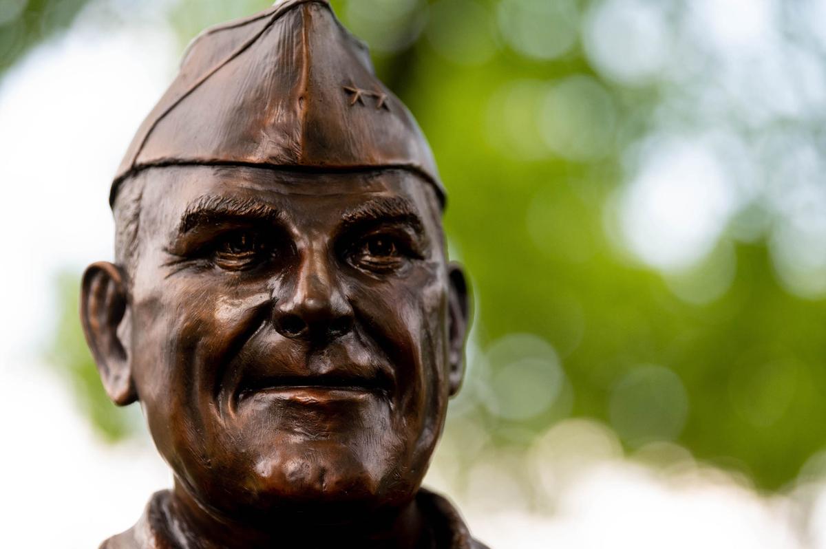 The likeness of Maj. Gen. Donald D. Brown, sits memorialized on Scott Air Force Base, located in the Airlift/Tanker Association’s Memorial Walkway. Each year the A/TA recognizes Airmen who have distinguished themselves in the outstanding performance above and beyond their duties as members of the United States Air Force and as Airlifters and Tankers. It is for this purpose the Airlift/Tanker Hall of Fame has been established.