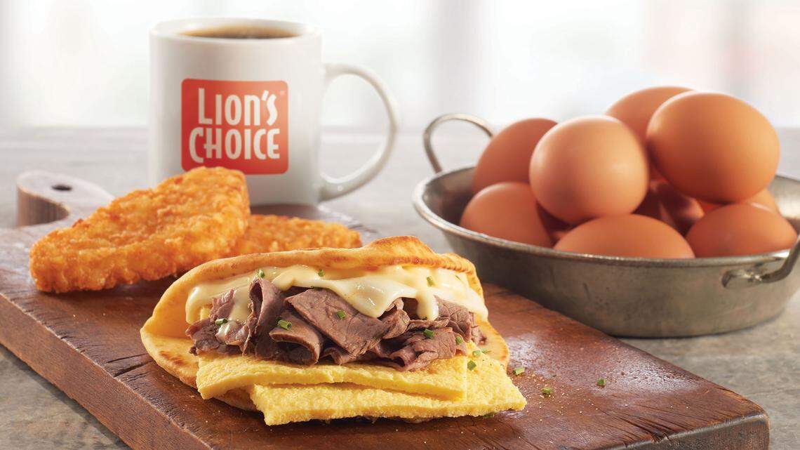 The new Lion's Choice in O'Fallon will be the first in the country to serve breakfast. The restaurant opens Tuesday.