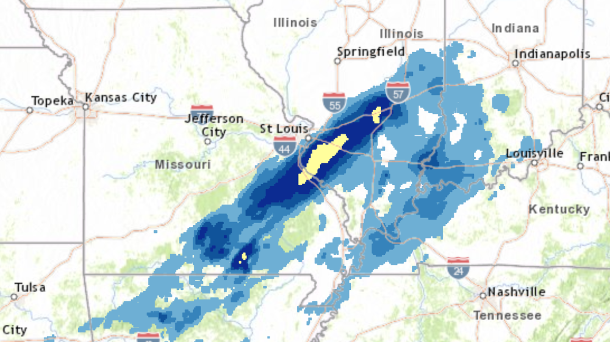 This map shows the National Weather Service’s snowfall analysis from 24 hours ending at 6 a.m. Saturday, Nov. 12, 2022.