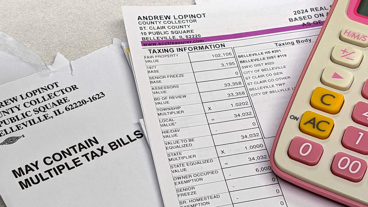 Illustration for tax levy story