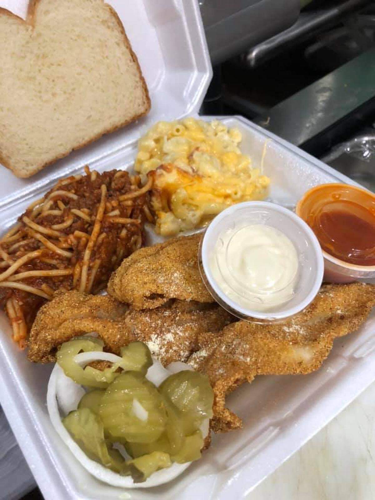This is the type of fish plate Christi Robertson plans to serve at C and C Food For Your Soul restaurant in Belleville.