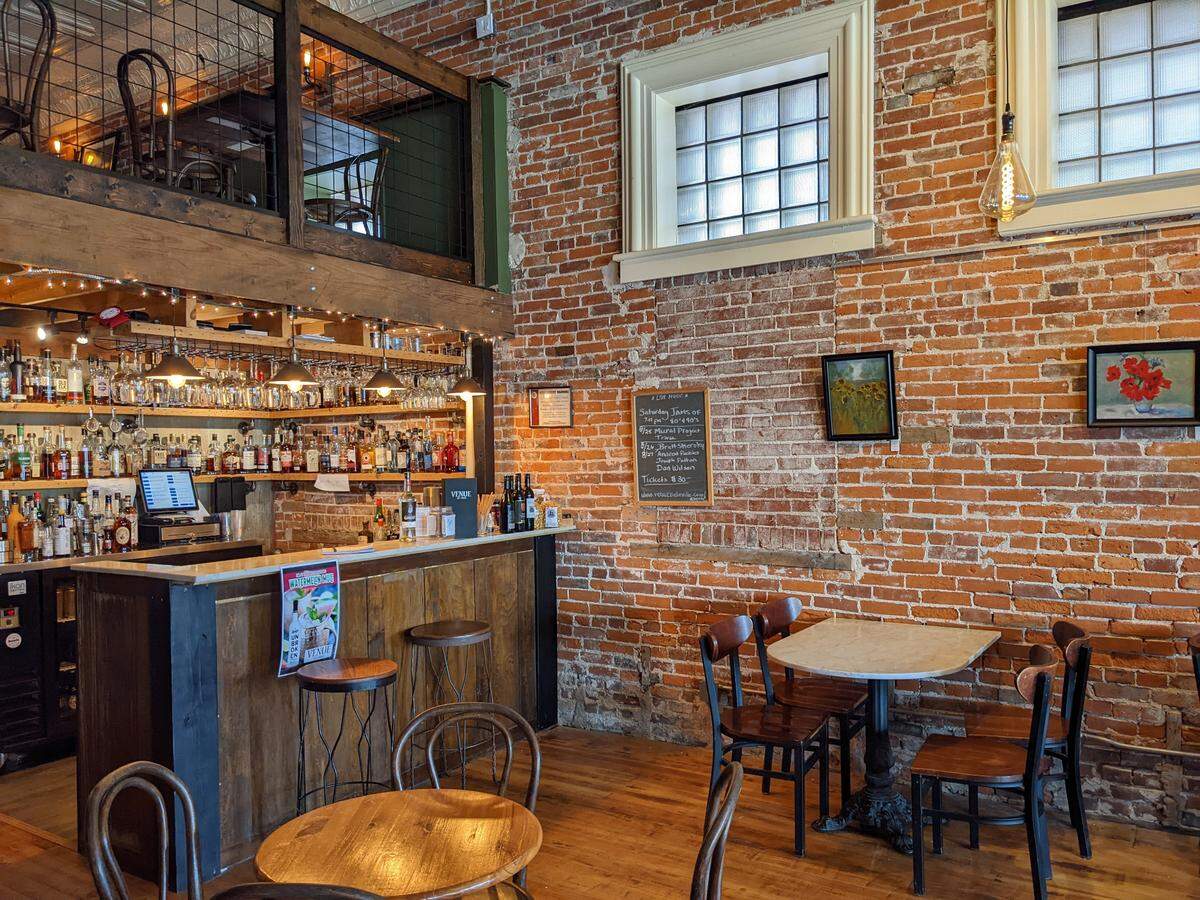 Venue on Main offers plenty of seating on the main floor and more intimate seating in the space above the bar.