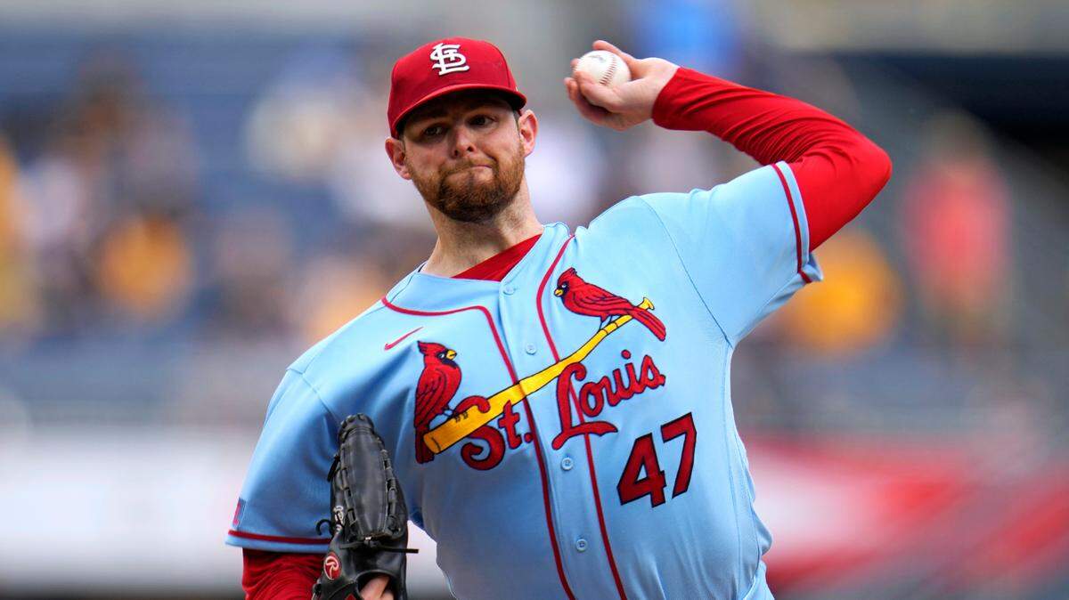 St. Louis Cardinals starting pitcher Jordan Montgomery was traded to the Texas Rangers on Sunday, July 30, 2023