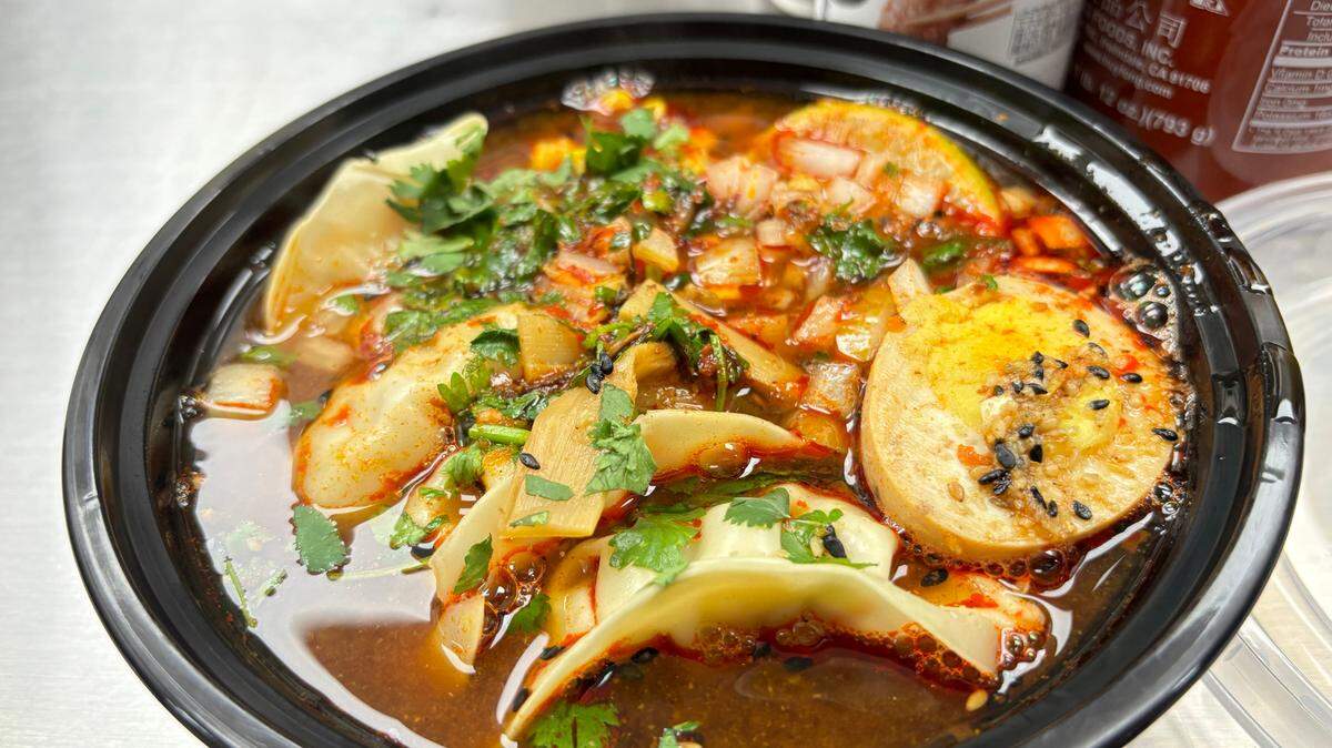 This ramen dish was a collaboration between Tio’s and Yummy Rice Bowls.