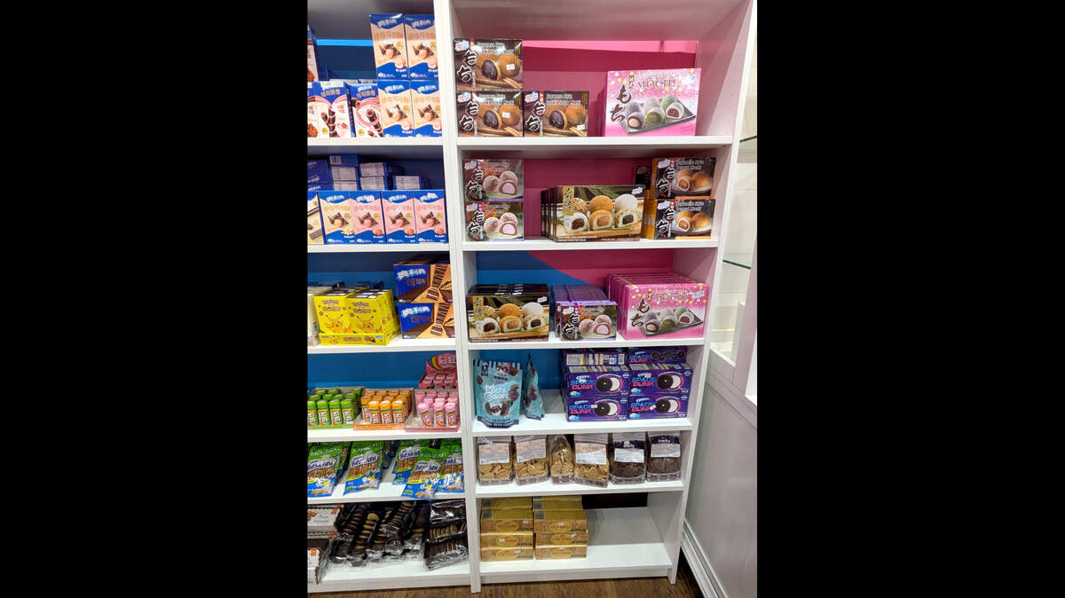 Japanese mochi balls are among the many snack options at Exotic Snack Guys in Fairview Heights.