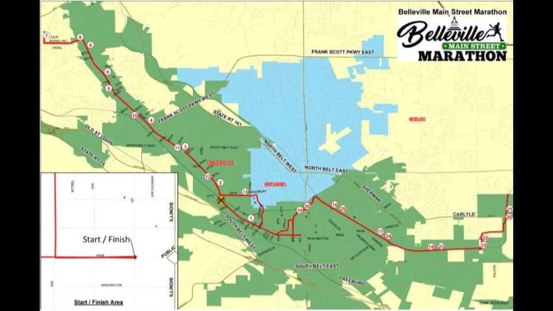 Bigger Belleville marathon will affect traffic at four intersections and downtown