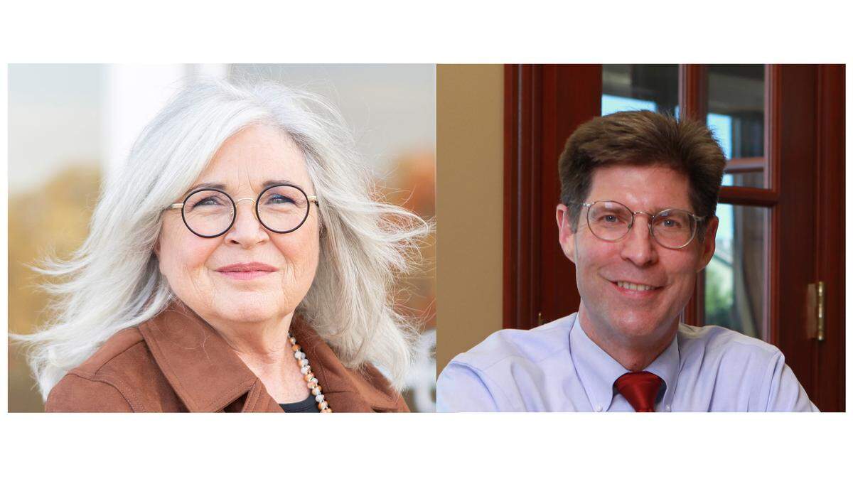Linda Andreas (left) and Kurt Prenzler are running for Madison County Clerk.