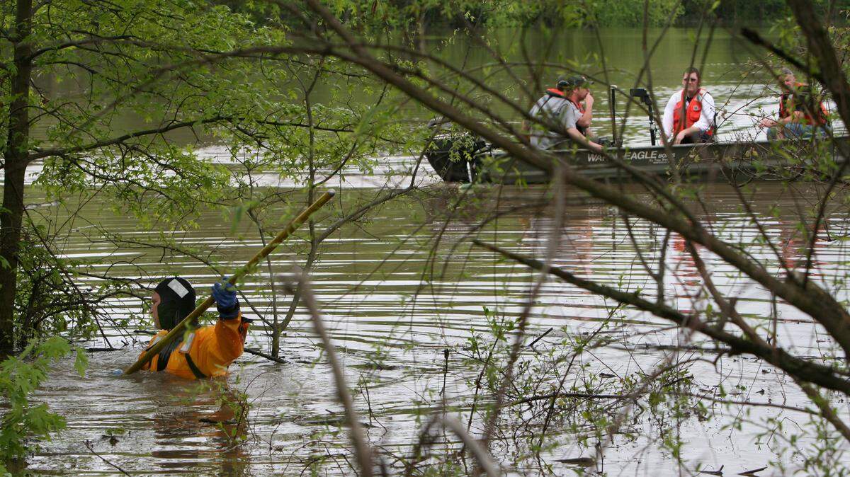 Rescue workers searched a flooded area east of Breese  in April 2011 for Vincent B. Wesselmann, 75, who was last seen in the area of Breese Grain Co. at North Walnut and First streets. A court order July 24 in Clinton County officially declared him deceased.