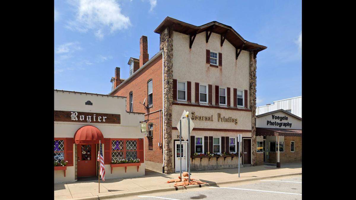 Google Maps image of the Highland Journal building before the recent renovation